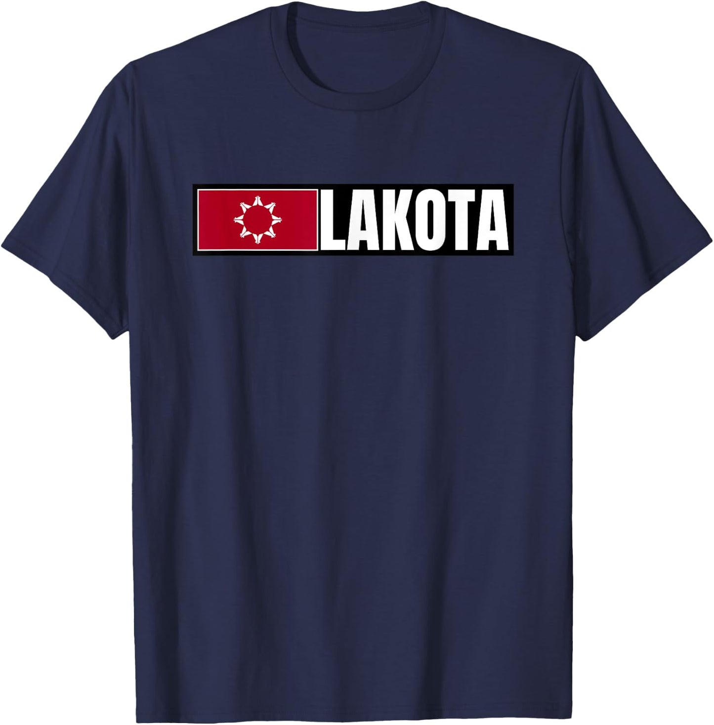 Lakota Flag T-Shirt - T-Shirt | Navy