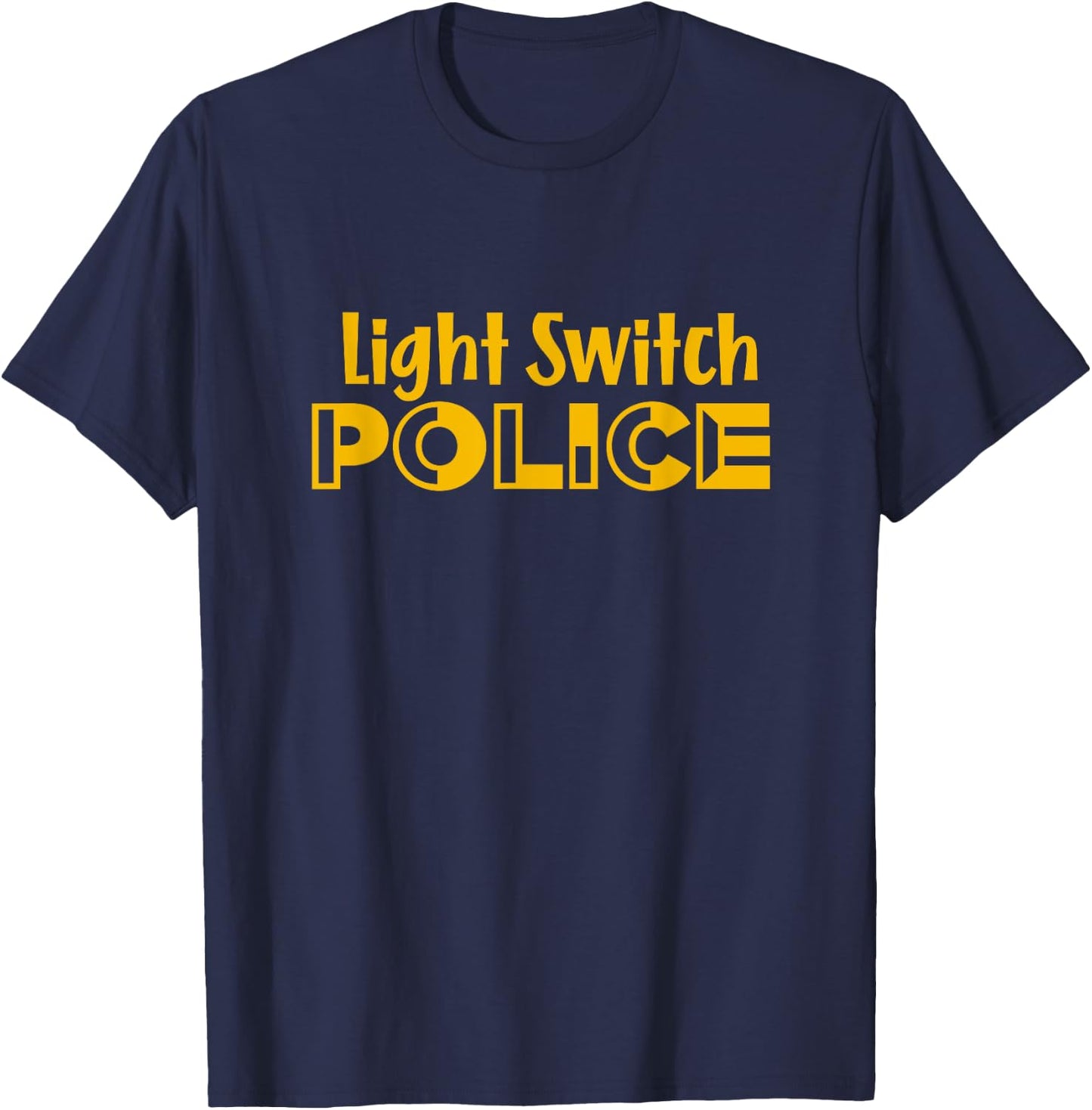 Light Switch Police T-Shirt - T-Shirt | Navy