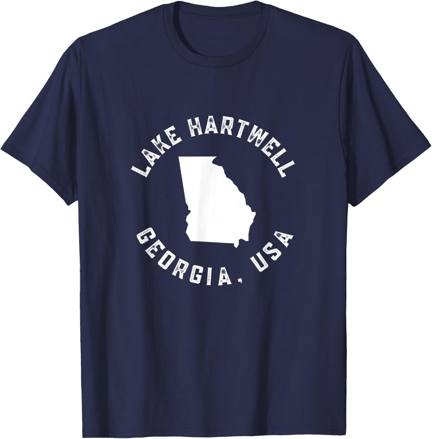Lake Hartwell Georgia, USA T-Shirt - T-Shirt | Navy