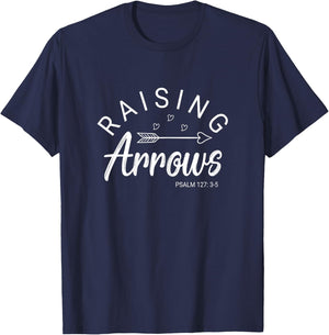 Raising Arrows mother's Day Father's Day Raising Arrows T-Shirt - T-Shirt | Navy