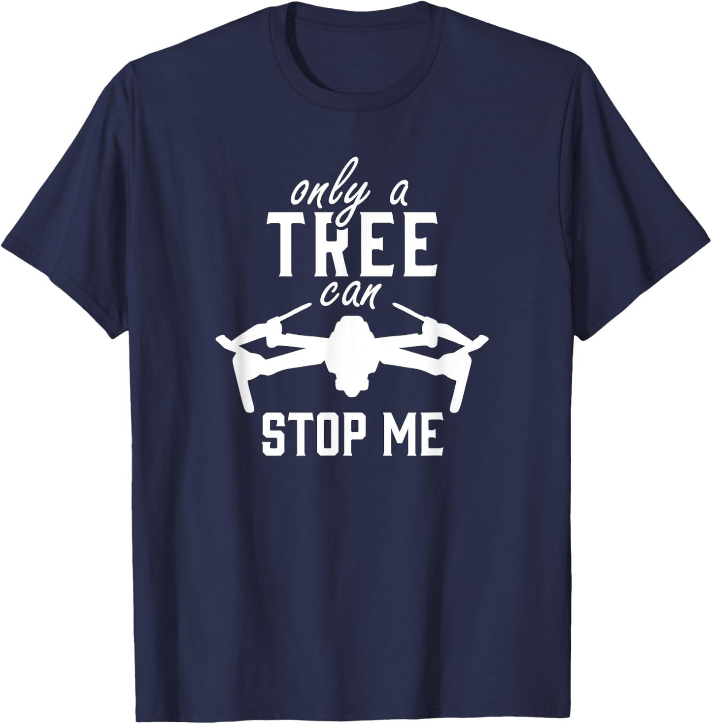 Drone Pilot FPV Race Copter Aerial Multicopter Funny T-Shirt - T-Shirt | Navy