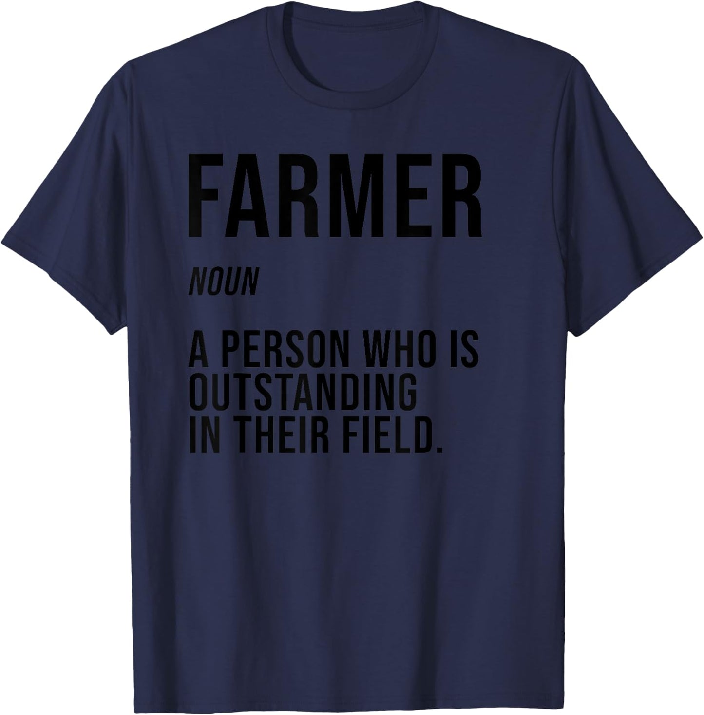 Funny Dairy Farmer Gift Local Farming Men Women Boys Girls T-Shirt - T-Shirt | Navy