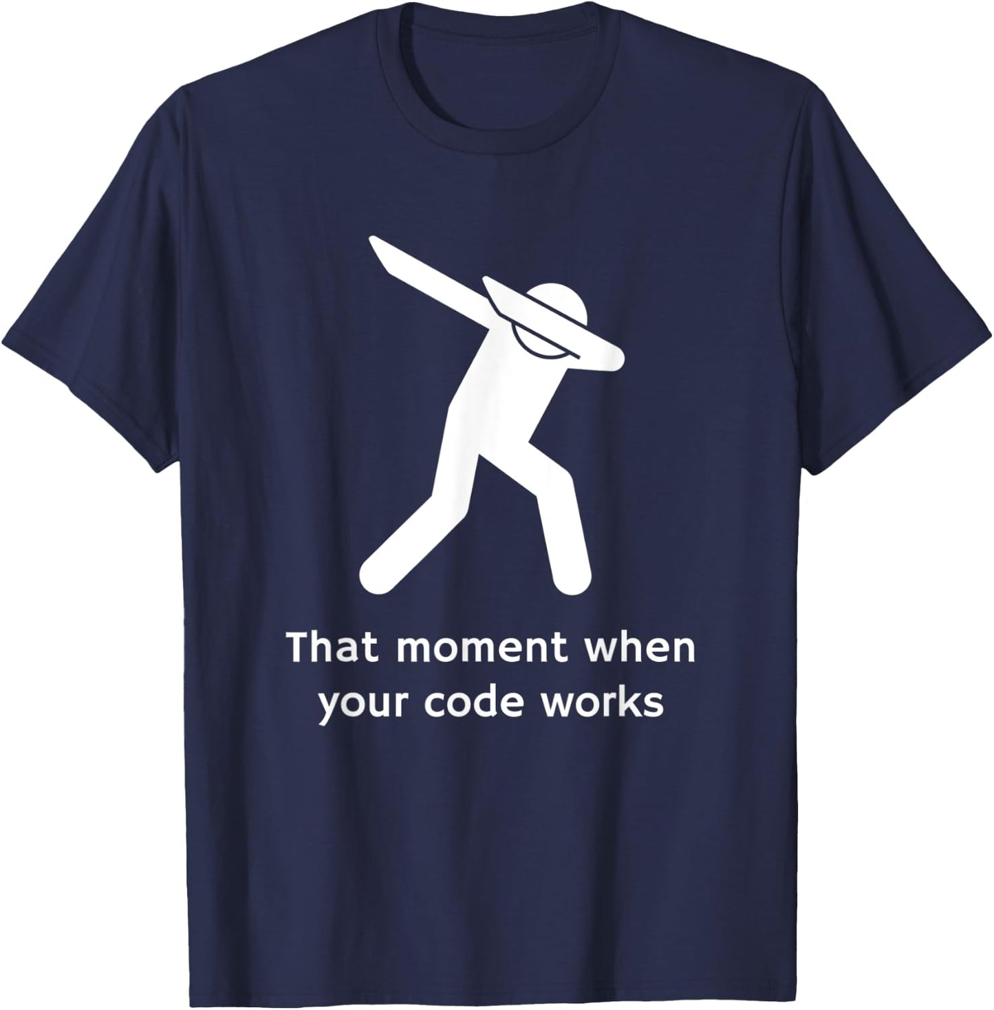 Funny Programming Coding for Programmers Dabbing T-Shirt - T-Shirt | Navy
