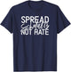 Spread Schmaltz Not Hate Jewish Spreads Vintage Classic T-Shirt - T-Shirt | Navy