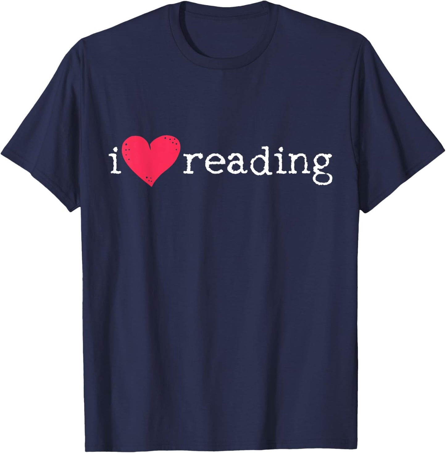 I Love Reading T-Shirt - T-Shirt | Navy