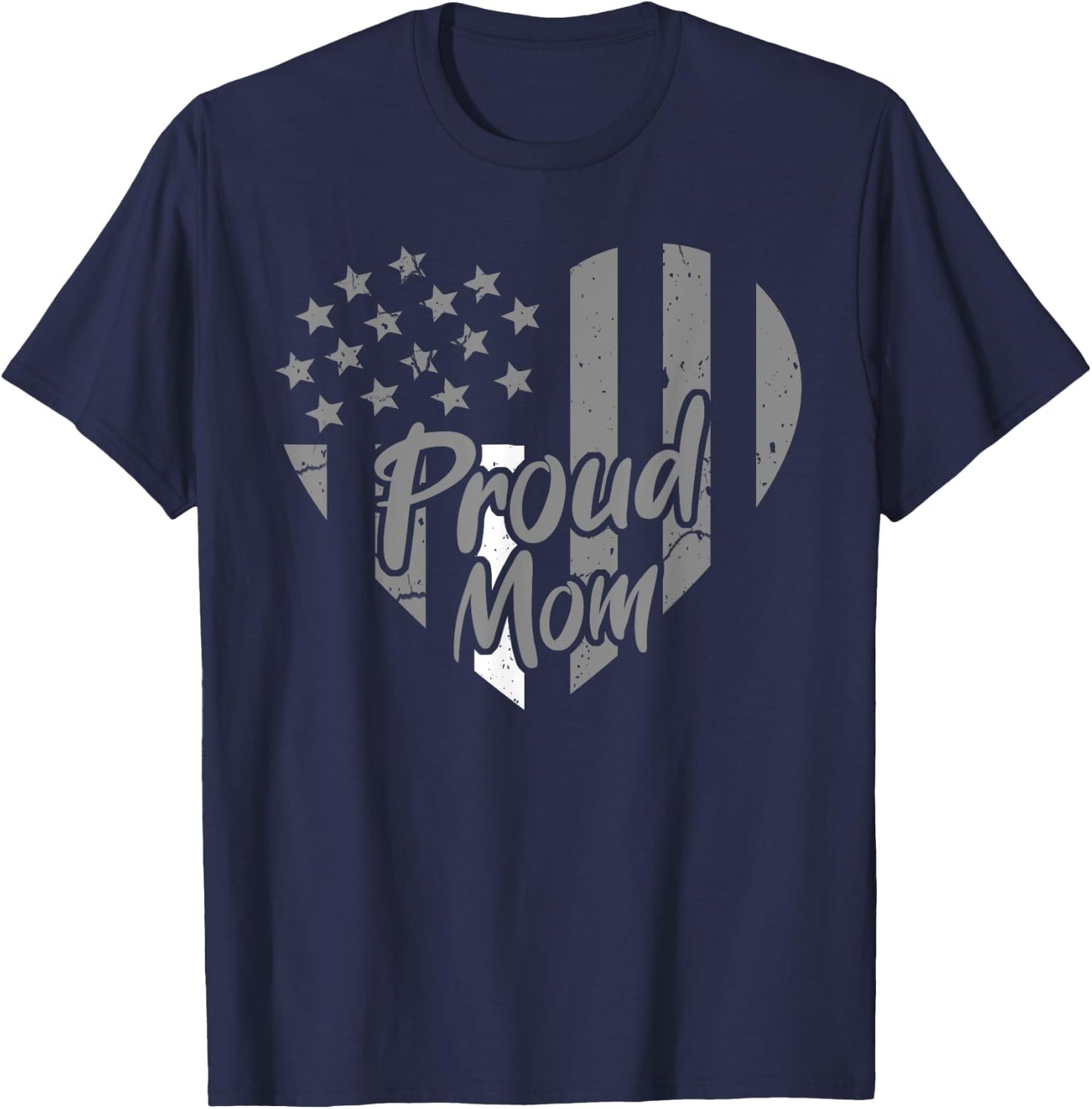 Proud Mom Ems Officials Emt Paramedic Mother Shirt T-Shirt - T-Shirt | Navy