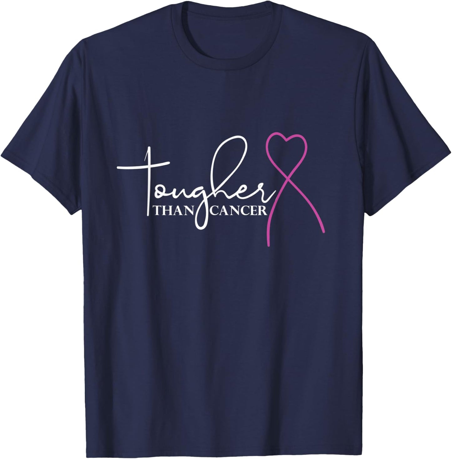Tougher Than Cancer T-Shirt - T-Shirt | Navy