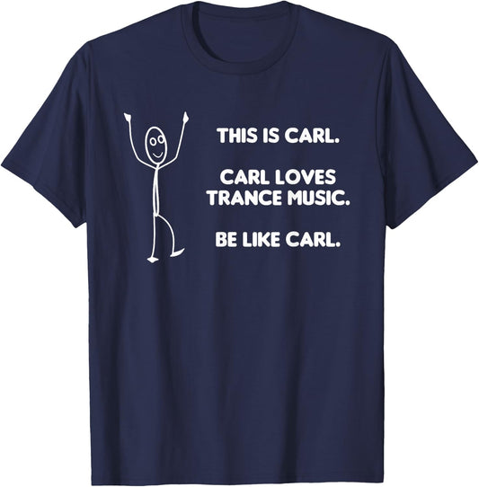 Trance Music Funny Quote - Meme EDM Rave Outfit T-Shirt - T-Shirt | Navy