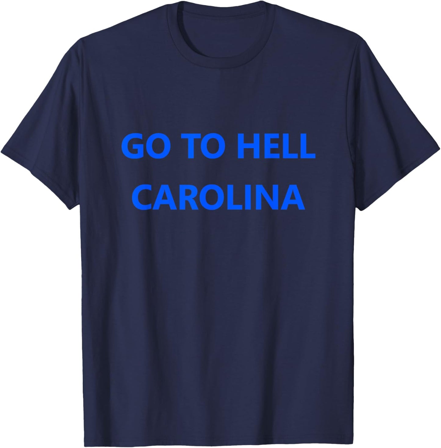 Go To Hell Carolina GTHC Basketball T-Shirt - T-Shirt | Navy