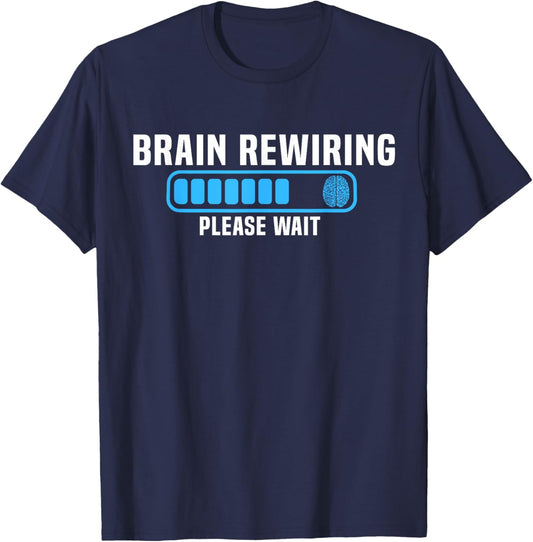 Brain Surgery Recovery Brain Injury Brain Tumor Survivor T-Shirt - T-Shirt | Navy