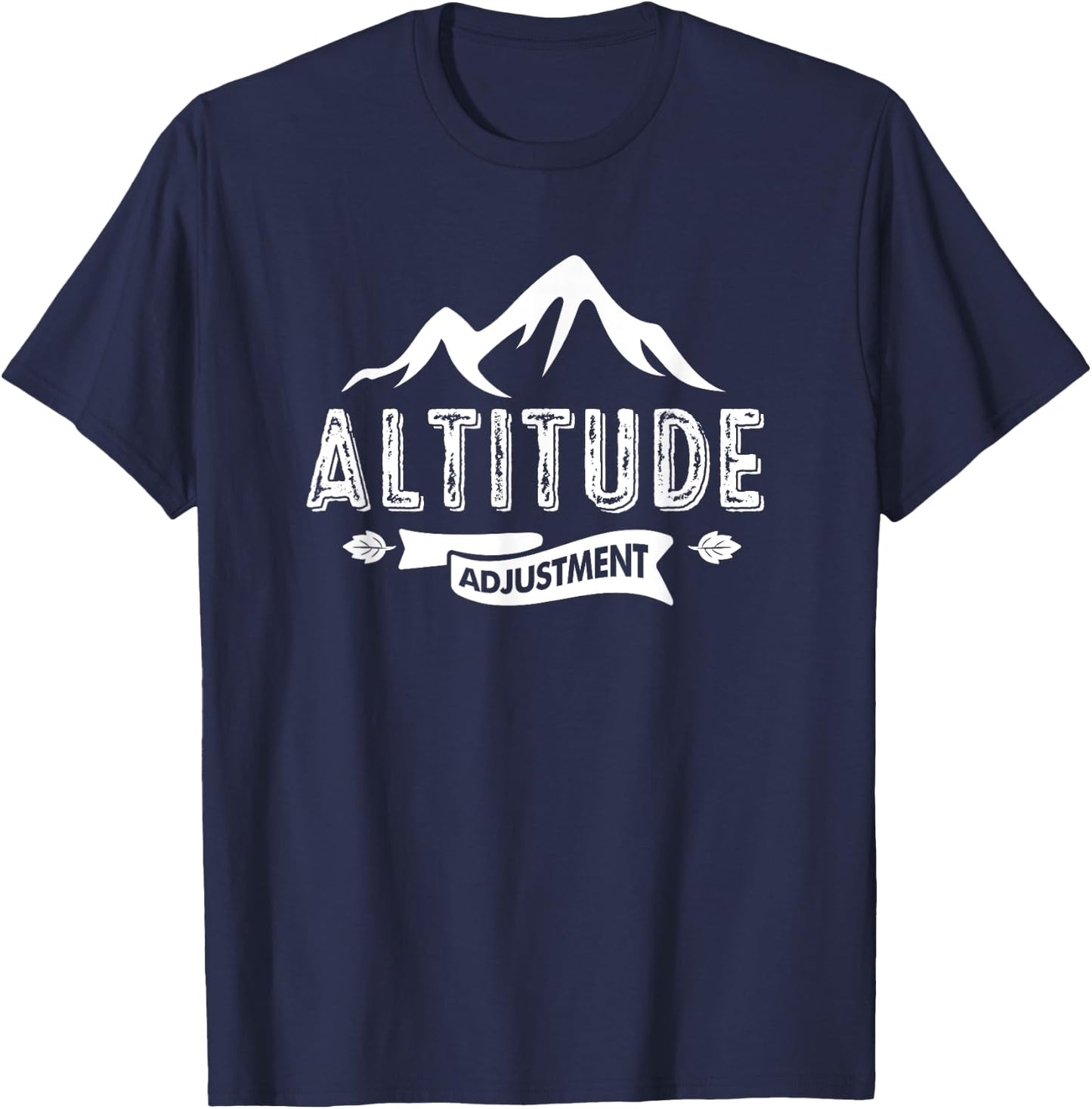 Altitude Adjustment; for Hiking & Trekking T-Shirt - T-Shirt | Navy