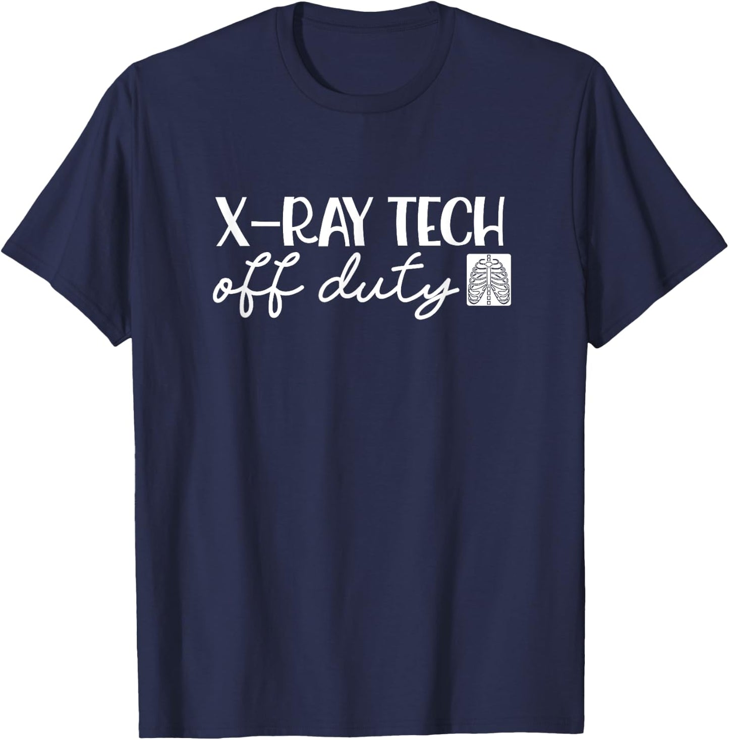 X-ray technician at retirement Rad Tech Retirement Novelty T-Shirt - T-Shirt | Navy