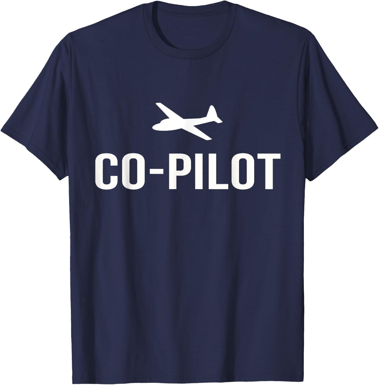 Airshow Helicopter Airplane CoPilot T-Shirt - T-Shirt | Navy