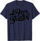 Funny Beer Babe Letter Print Drinking Booze Lover T-Shirt - T-Shirt | Navy