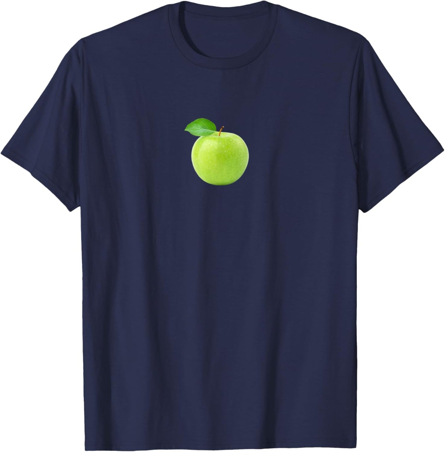 Apple Brat Green Meme Trend Gen Z T-Shirt - T-Shirt | Navy