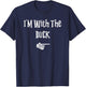 I'm With Duck Halloween Costume Funny Couples Matching T-Shirt - T-Shirt | Navy