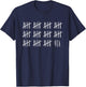 59 Years Done 59th Birthday Old Funny Tally Marks Counting T-Shirt - T-Shirt | Navy