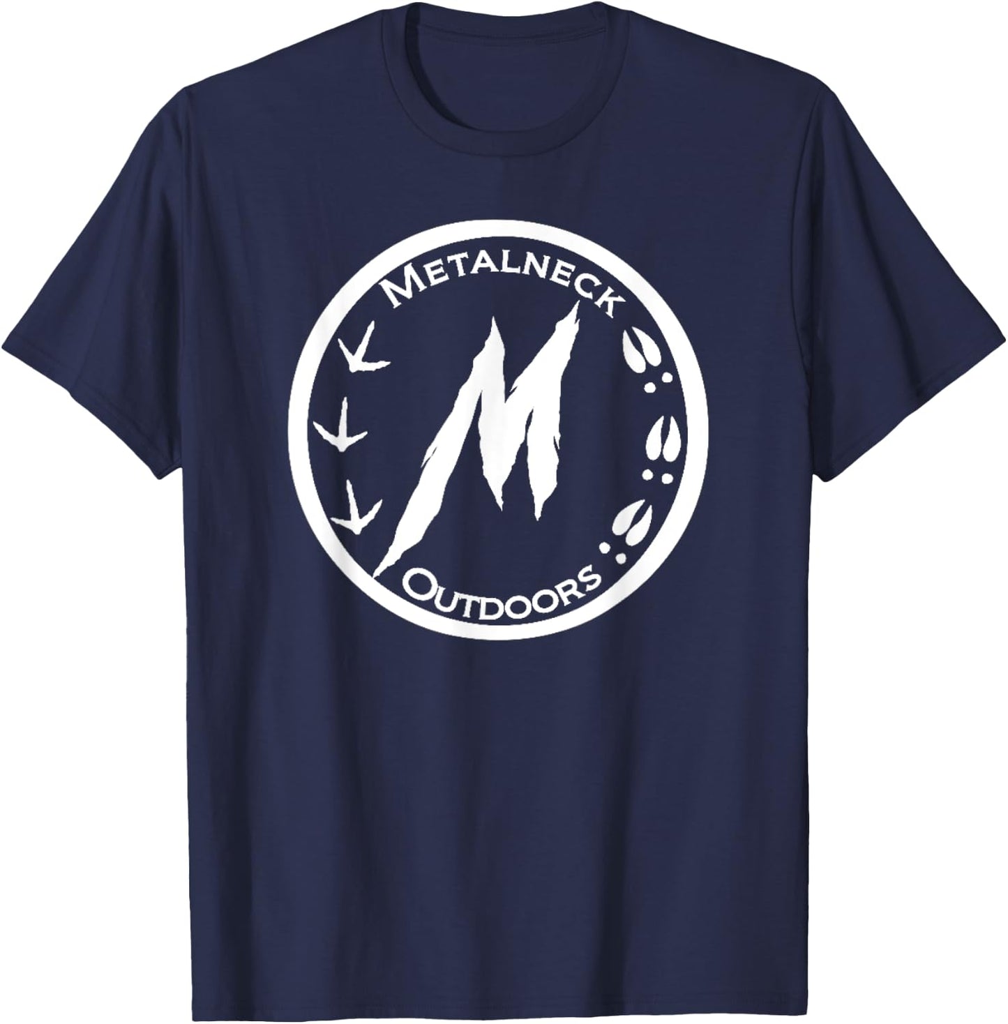 Metalneck Outdoors Circle Logo T-Shirt - T-Shirt | Navy