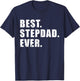 Best stepdad ever T-Shirt - T-Shirt | Navy