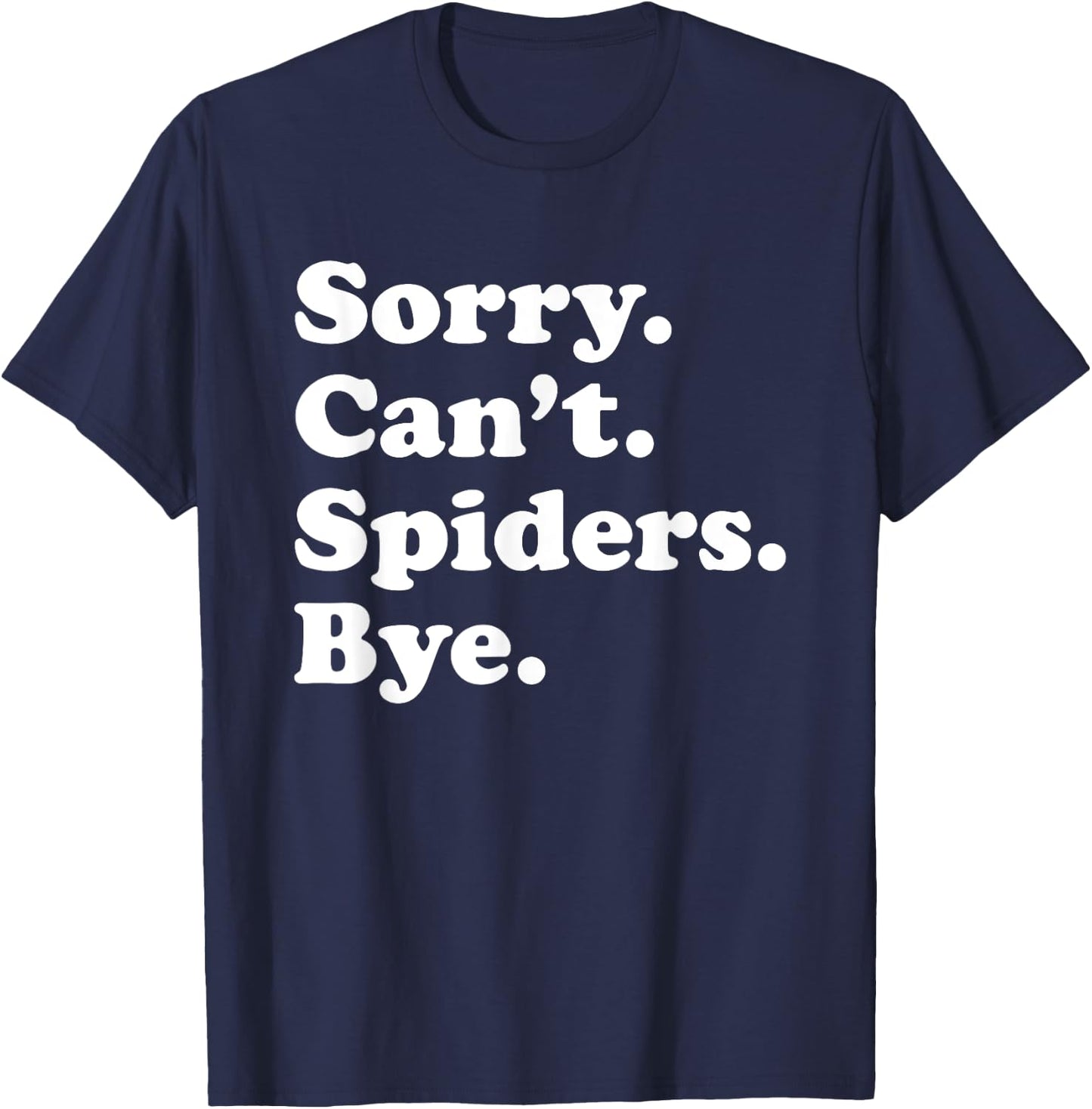 Funny Spider Gift Women Boys or Girls T-Shirt - T-Shirt | Navy
