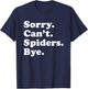 Funny Spider Gift Women Boys or Girls T-Shirt - T-Shirt | Navy