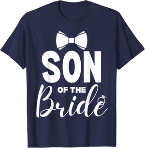 Son of the Bride Wedding Party Family Costume T-Shirt - T-Shirt | Navy