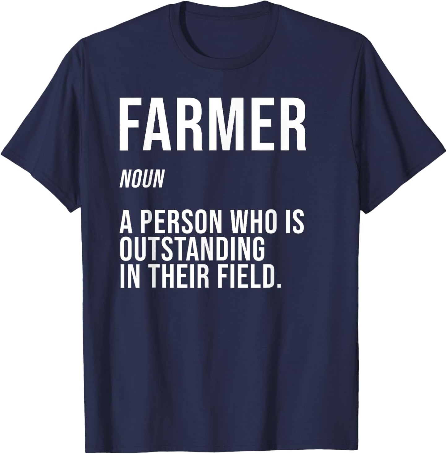 Funny Dairy Farmer Gift Local Farming Men Women Boys Girls T-Shirt - T-Shirt | Navy