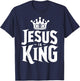 Jesus Is King T-Shirt - T-Shirt | Navy
