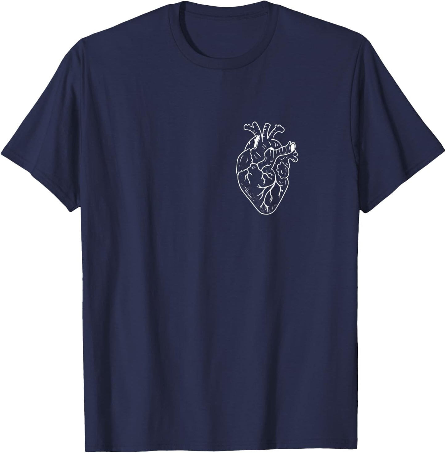 Anatomical Heart T-Shirt - T-Shirt | Navy