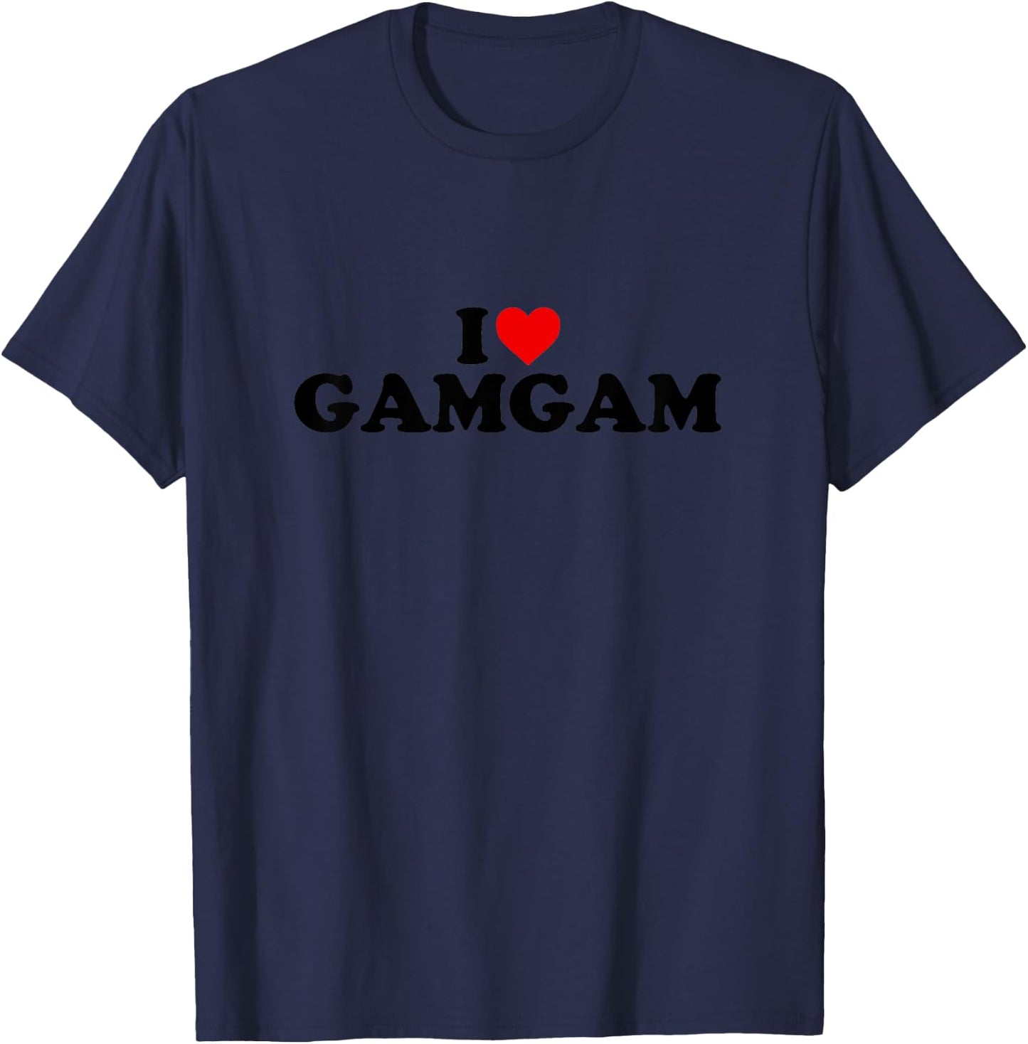 Kids I Love Gamgam Shirt For Boy Girl Toddler Children Youth T-Shirt - T-Shirt | Navy
