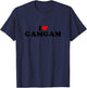 Kids I Love Gamgam Shirt For Boy Girl Toddler Children Youth T-Shirt - T-Shirt | Navy