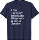 Rhodesian Ridgeback Funny Dog Owner Tacos Lover Gift Women T-Shirt - T-Shirt | Navy