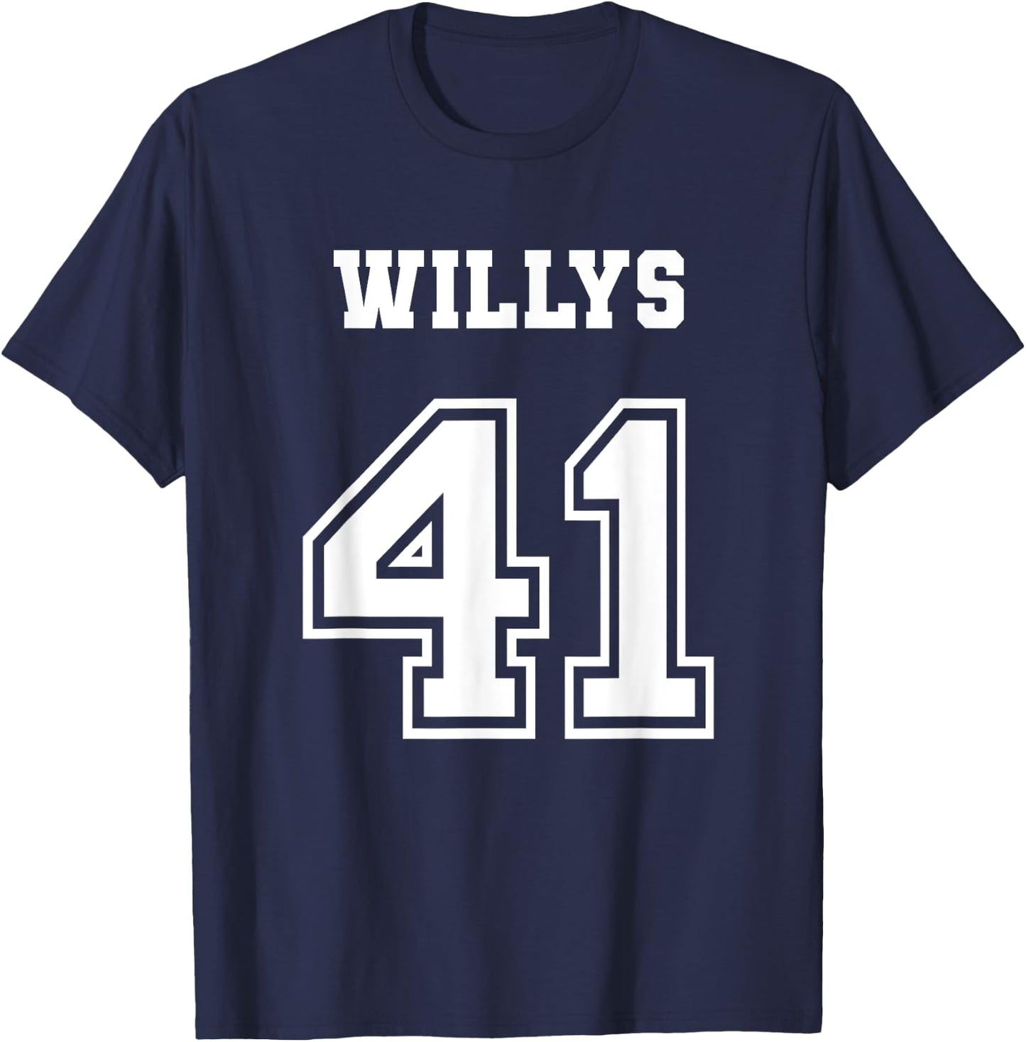 Jersey Style 41 1941 Willys 4x4 Vintage MB Army Truck Car T-Shirt - T-Shirt | Navy