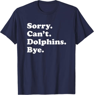 Funny Dolphin Gift Women Boys or Girls T-Shirt - T-Shirt | Navy