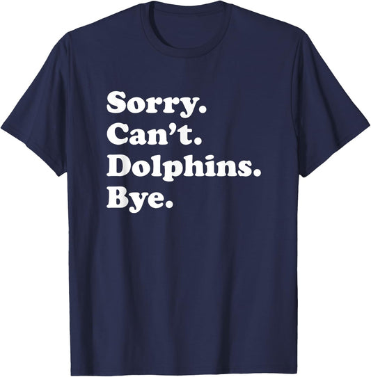 Funny Dolphin Gift Women Boys or Girls T-Shirt - T-Shirt | Navy