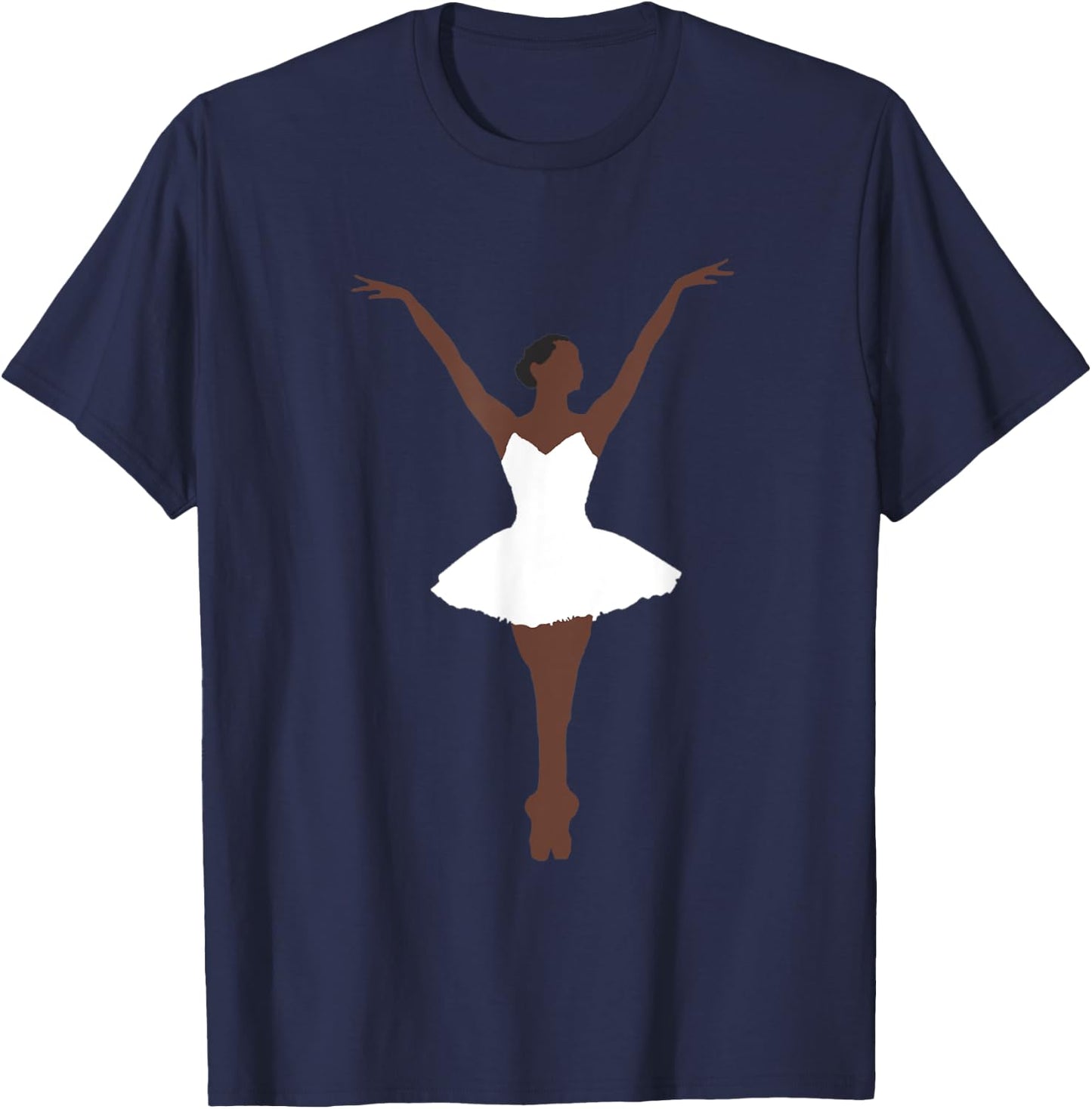 Black and Brown Ballerina T-Shirt - T-Shirt | Navy