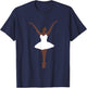 Black and Brown Ballerina T-Shirt - T-Shirt | Navy