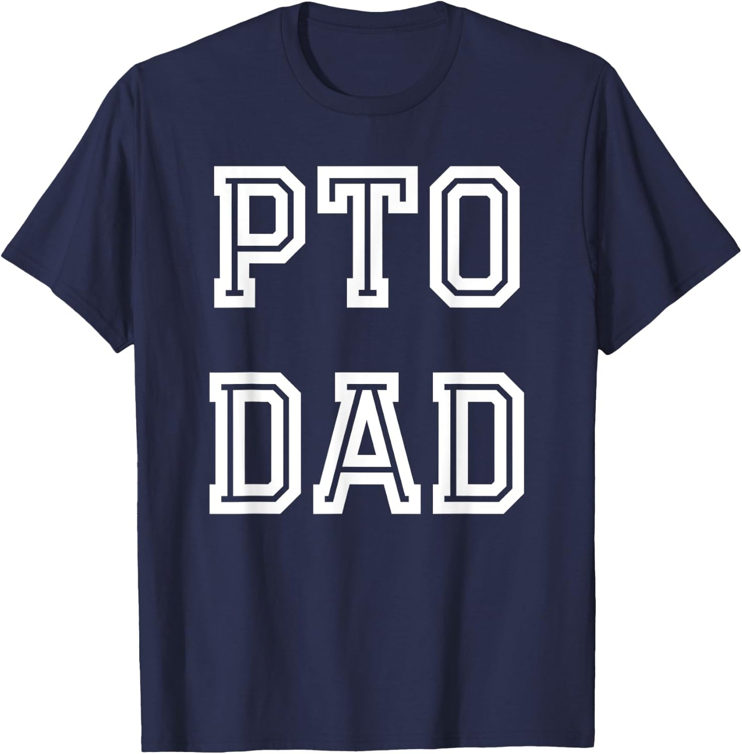 PTO Dad School Volunteer T-Shirt - T-Shirt | Navy