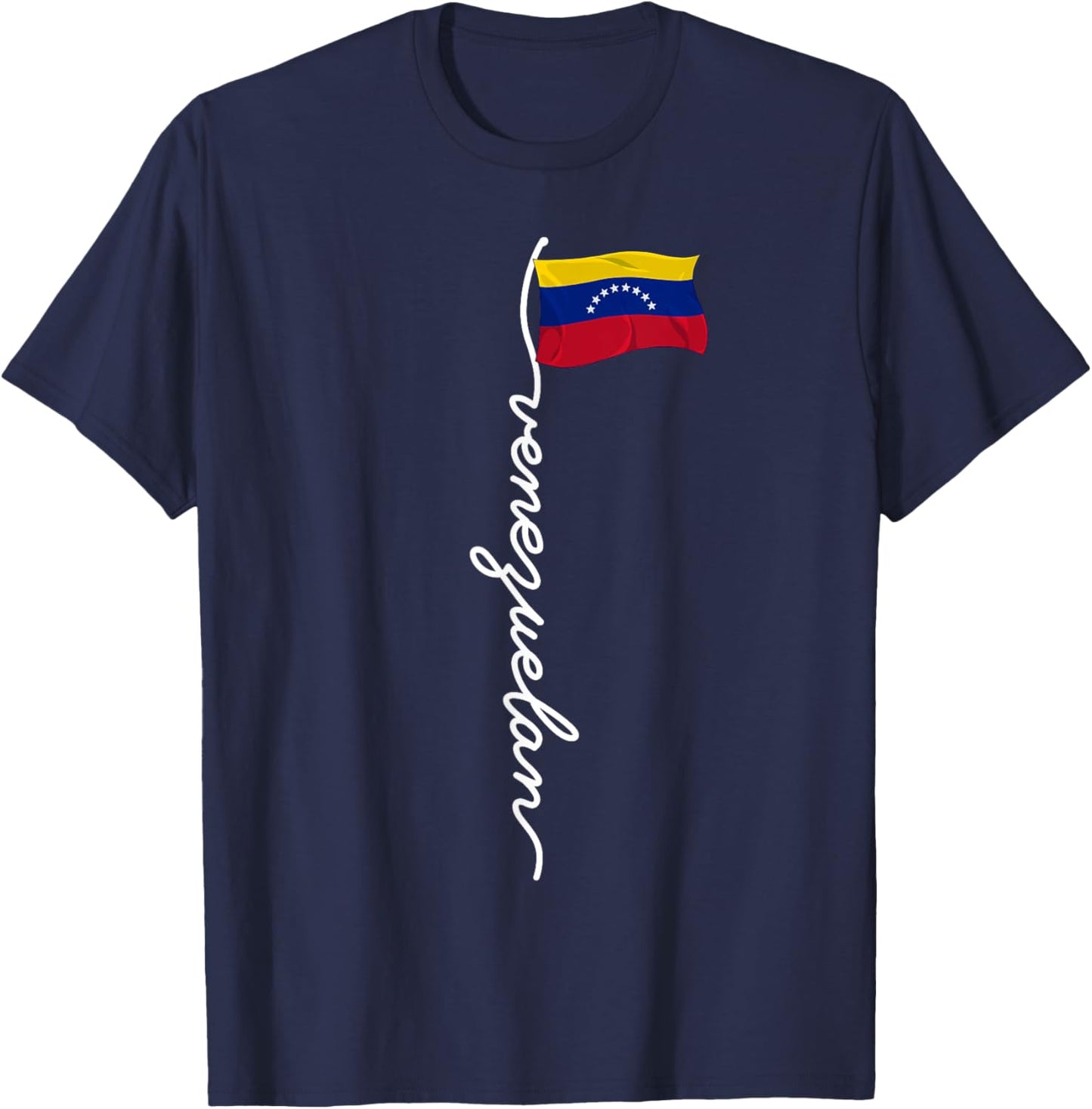 Venezuela Signature Venezuelan T-Shirt - T-Shirt | Navy