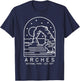 Arches National Park 1929 1971 Moab Utah T-Shirt - T-Shirt | Navy
