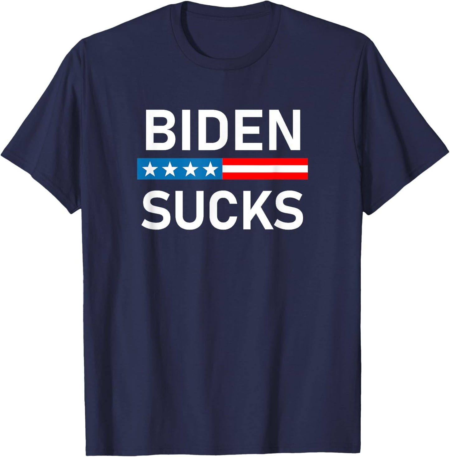 Biden Sucks T-Shirt - T-Shirt | Navy