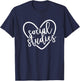 Social Studies Back to School Matching Group History T-Shirt - T-Shirt | Navy