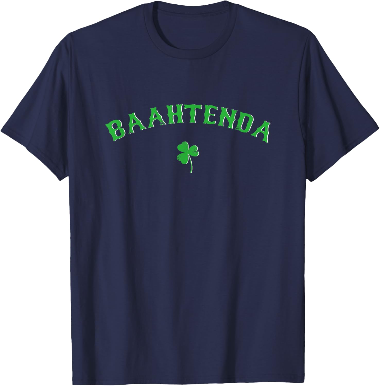 BAAHTENDA | Funny Irish Boston Accent Bartender T-Shirt - T-Shirt | Navy