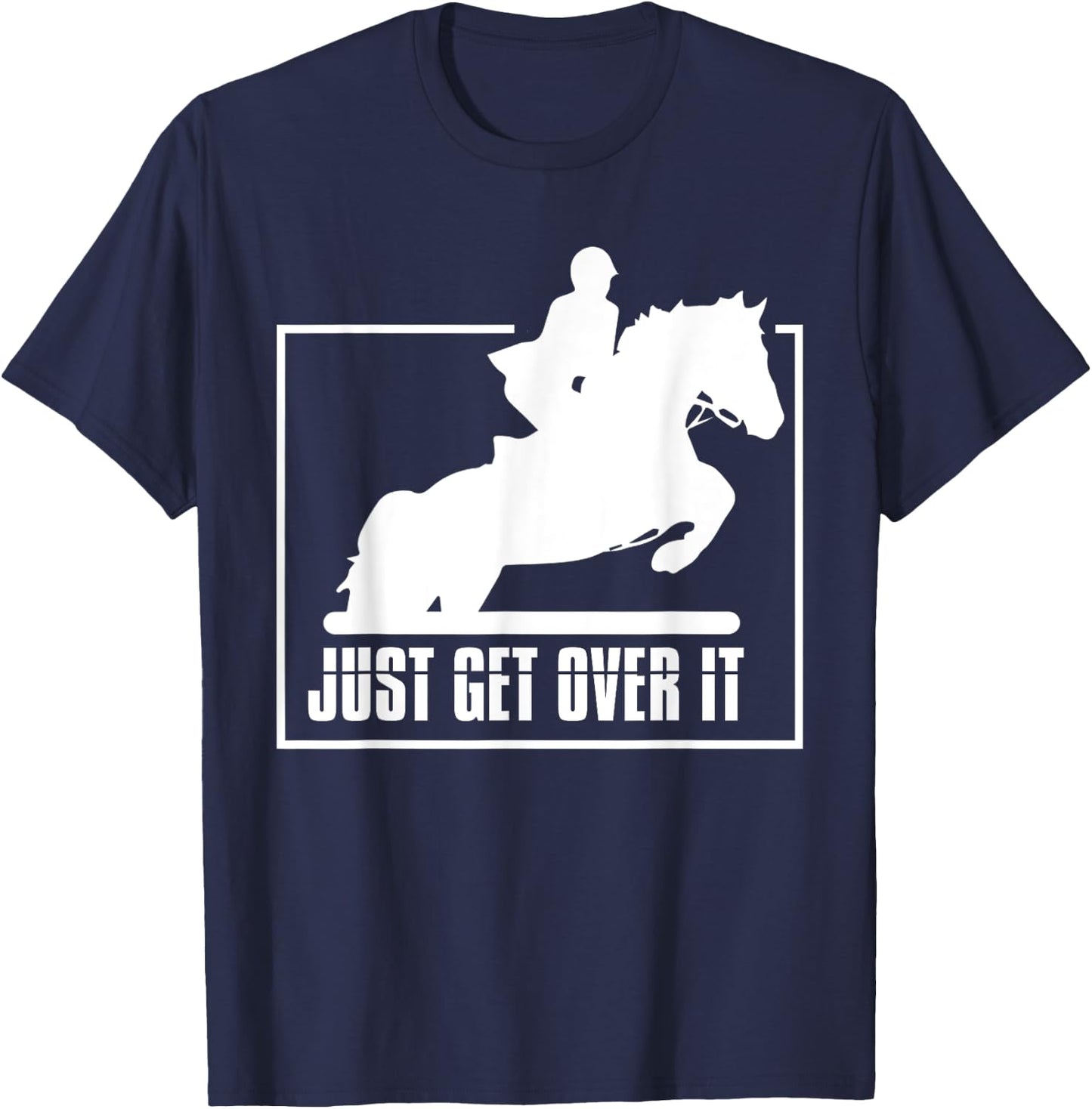 English Riding Hunter Jumper Girl Horse Riding T-Shirt - T-Shirt | Navy