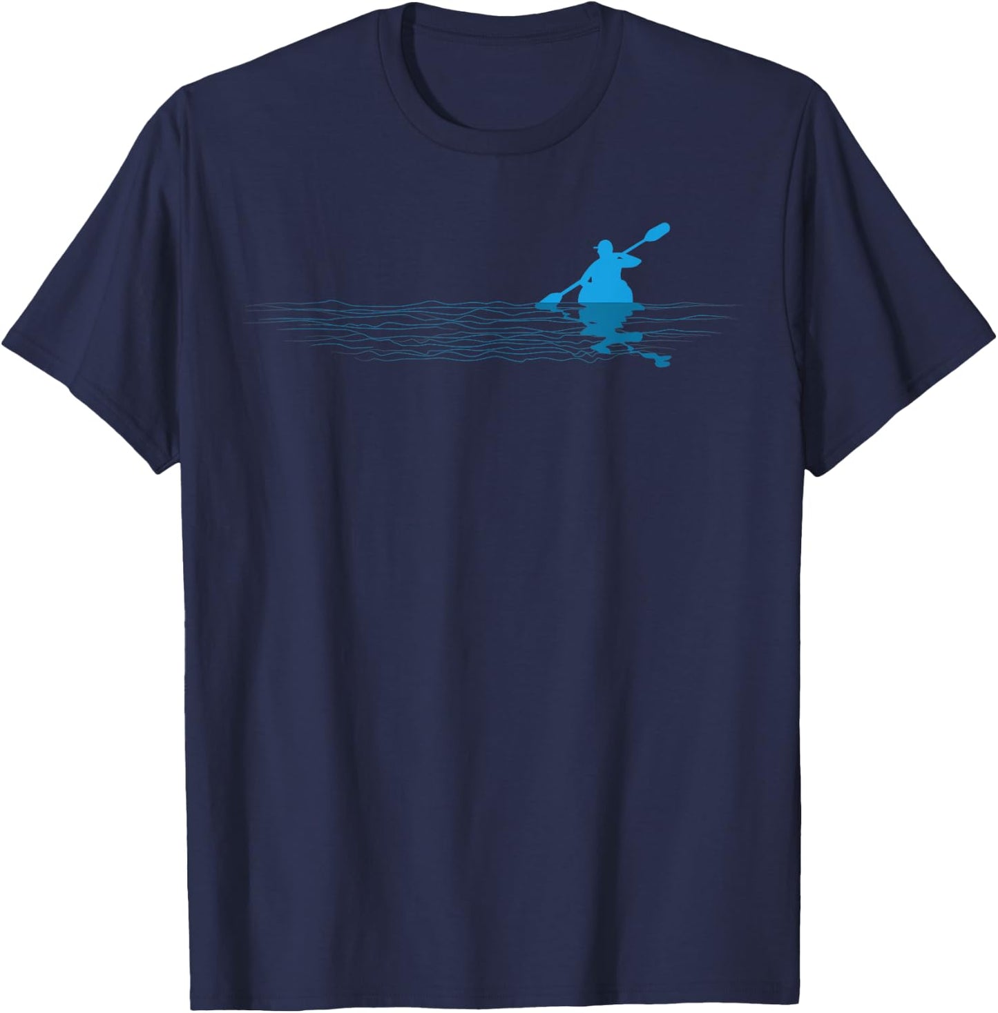 Kayak Love Kayaking Paddle Kayaker Paddling Outdoor T-Shirt - T-Shirt | Navy