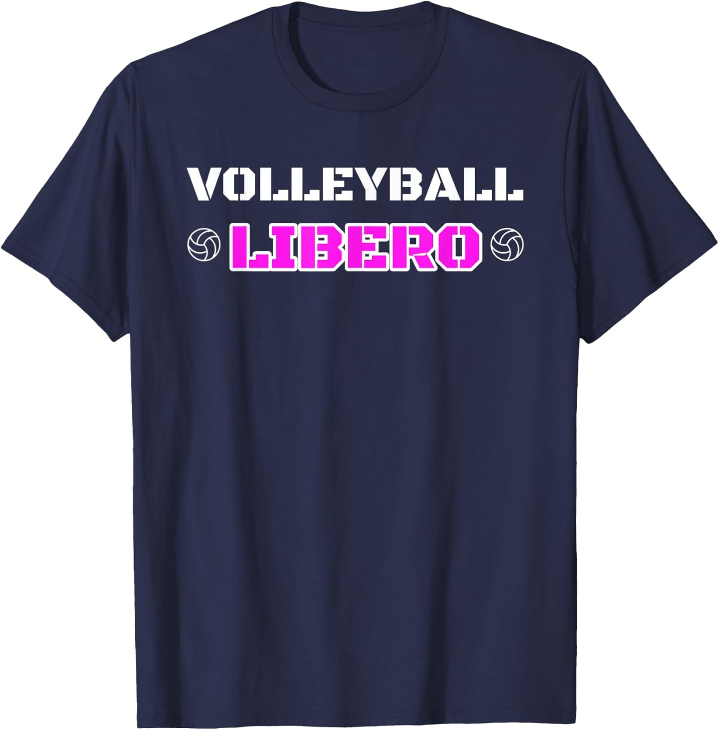 Volleyball Player Libero Position T-Shirt - T-Shirt | Navy