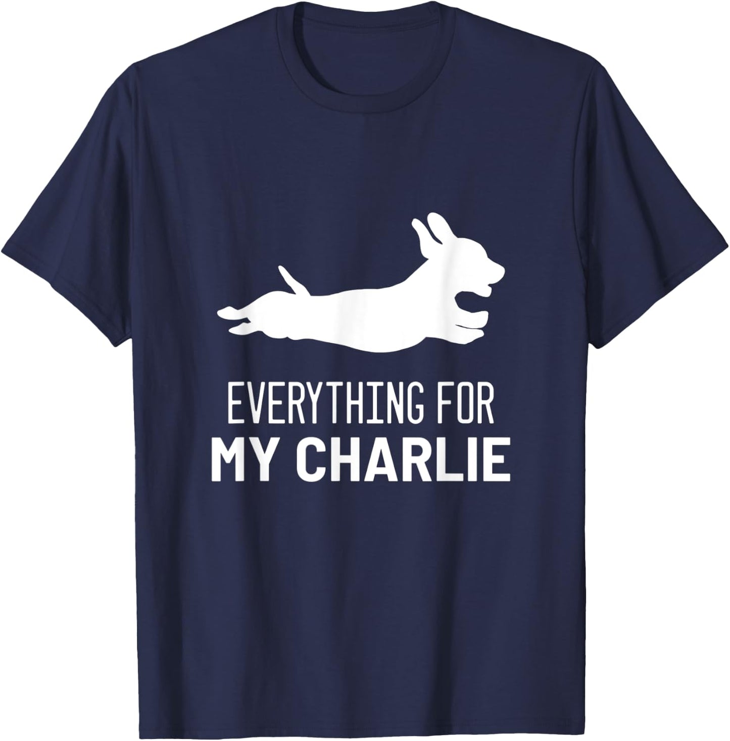Dachshund Charlie Animal Rescuer T-Shirt - T-Shirt | Navy