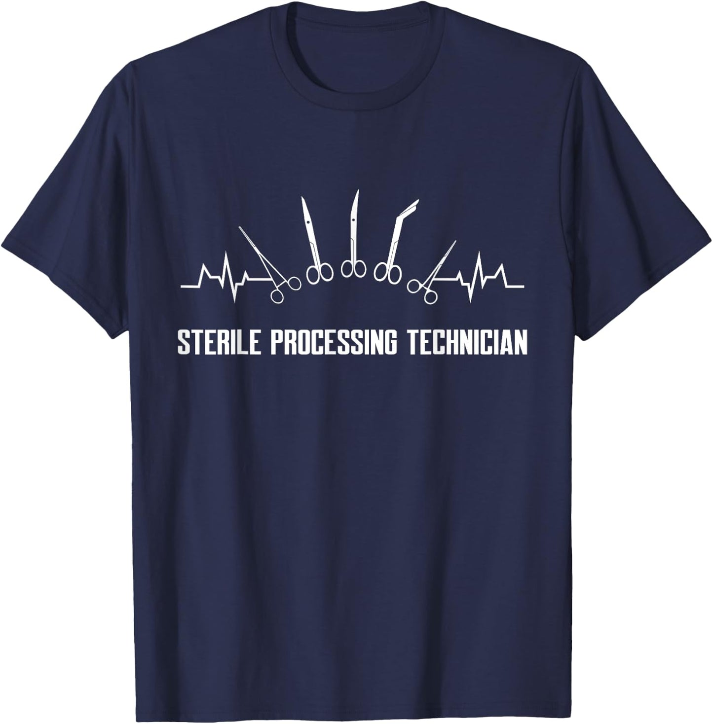 Sterile Processing Technician Tools Beat Funny Tech T-Shirt - T-Shirt | Navy