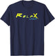 Relax Choom Funny Cyber Bro T-Shirt - T-Shirt | Navy
