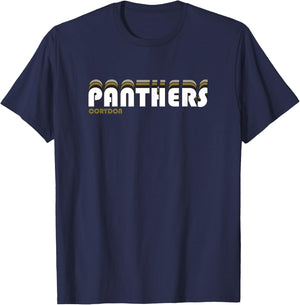 AS Corydon Panthers Retro Old School T-Shirt - T-Shirt | Navy